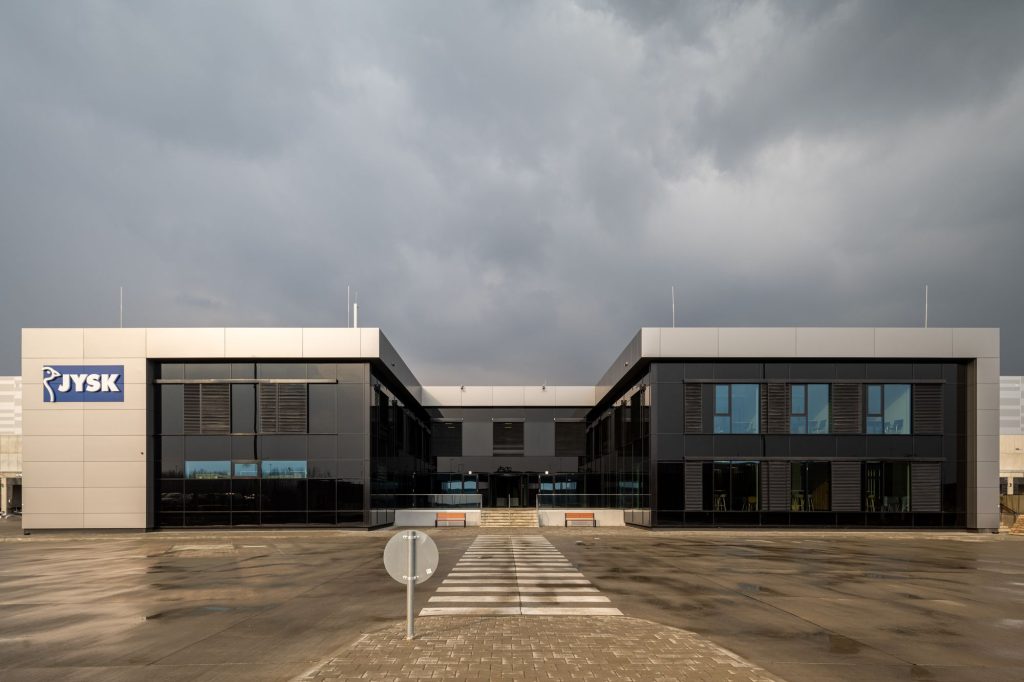 JYSK — Administration building in JYSK Distribution Centre Ecser, Hungary