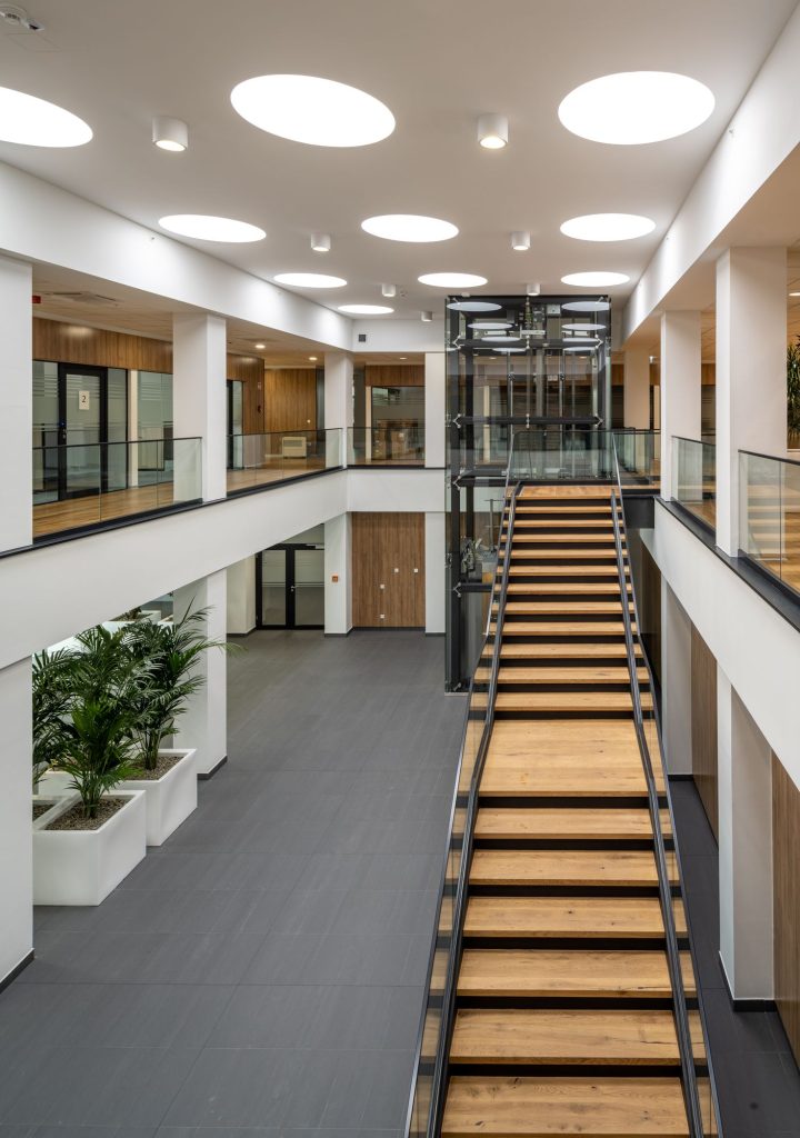 JYSK — Administration building in JYSK Distribution Centre Ecser, Hungary