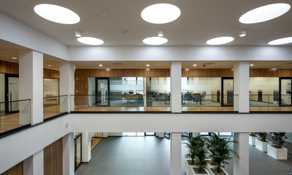 JYSK — Administration building in JYSK Distribution Centre Ecser, Hungary