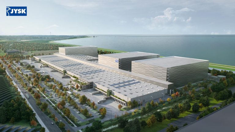 JYSK — Highly automated Distribution Centre in Lelystad, the Netherlands