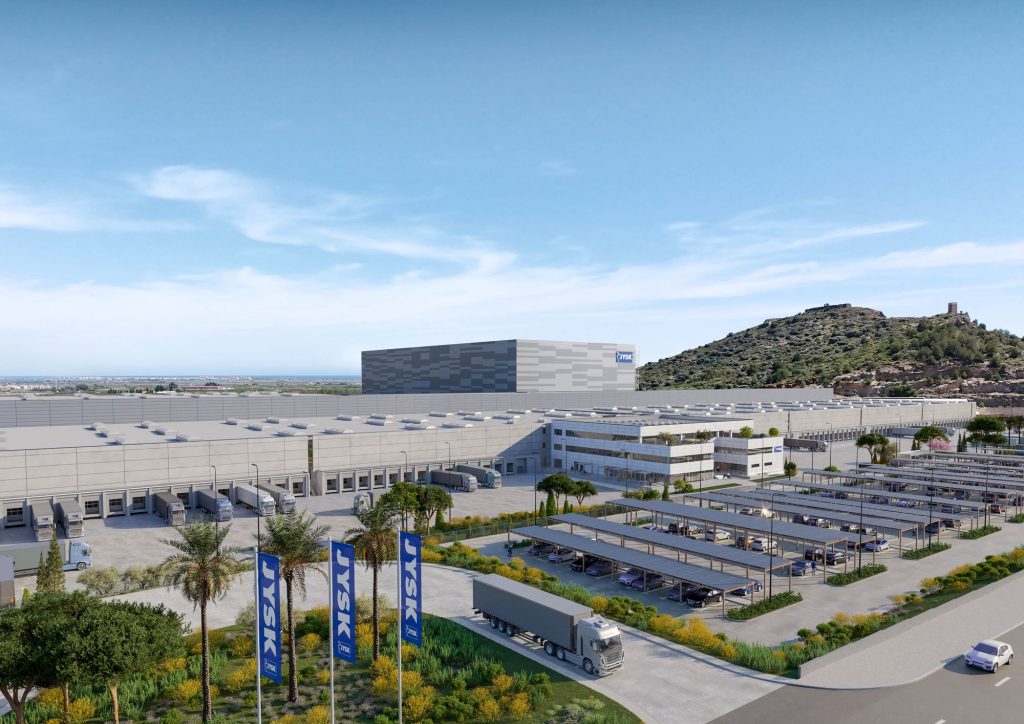 JYSK — Distribution Centre and regional head office in Almenara, Spain
