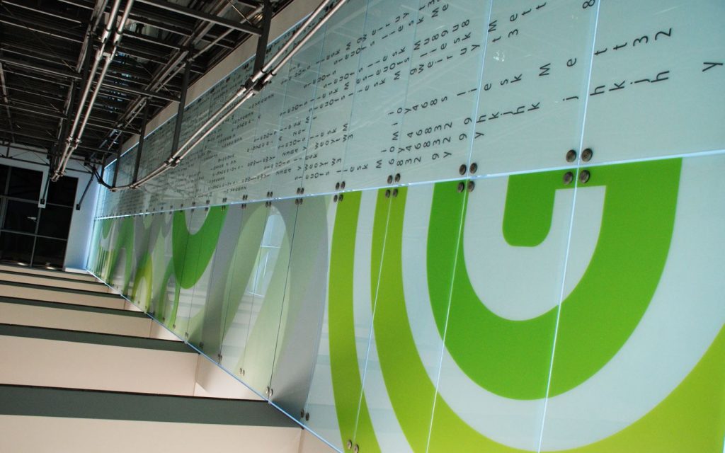 Globul HQ Reception — Reception area of the Globul headquarters in Sofia