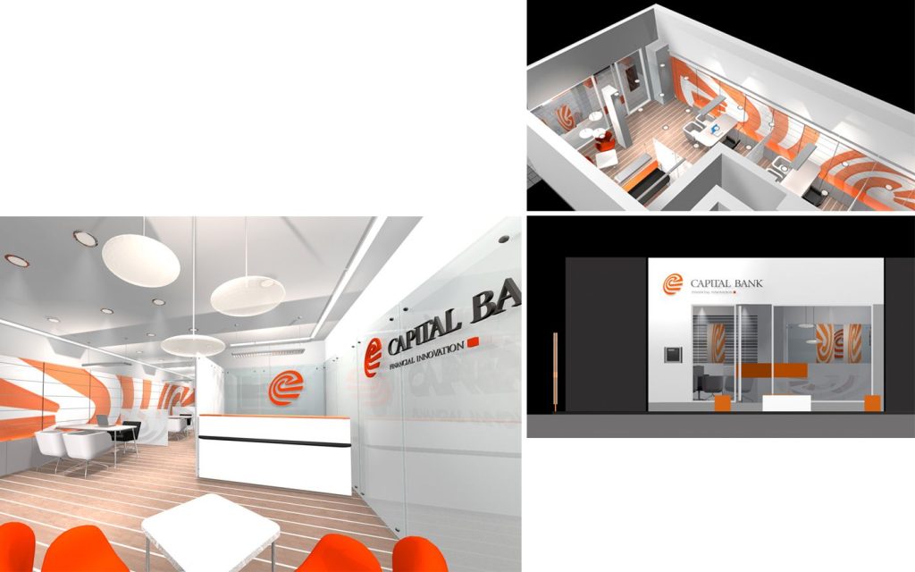 Capital Bank Branch — Bank branch interior in North Macedonia