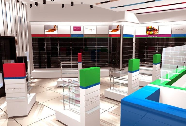 SCS Pharmacy Chain — Interior design for the SCS pharmacy chain in Bulgaria