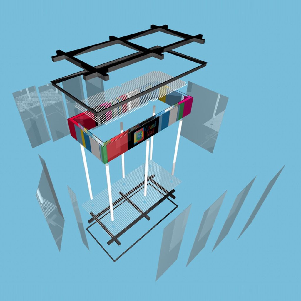 Outdoor Kiosk Concept — Outdoor kiosk concept for Grand Mall Varna