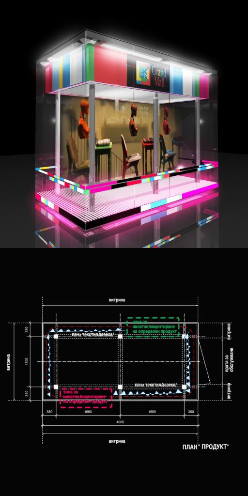 Outdoor Kiosk Concept — Outdoor kiosk concept for Grand Mall Varna