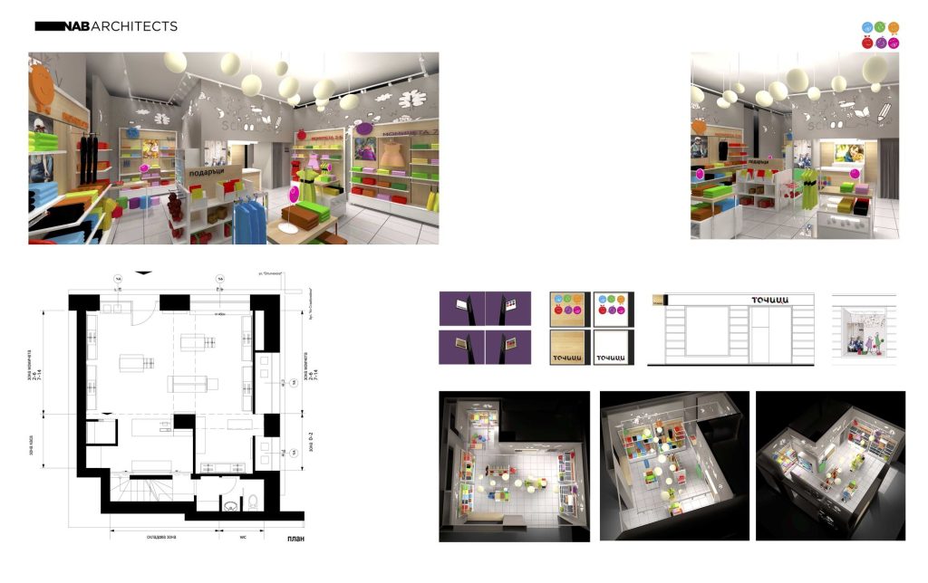 Tochici Retail Chain — Interior design for the Tochici retail chain