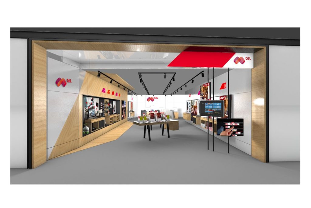Mtel Shop Concept — Retail shop concept for Mtel