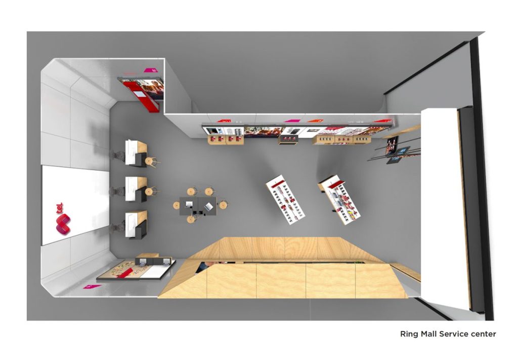 Mtel Shop Concept — Retail shop concept for Mtel