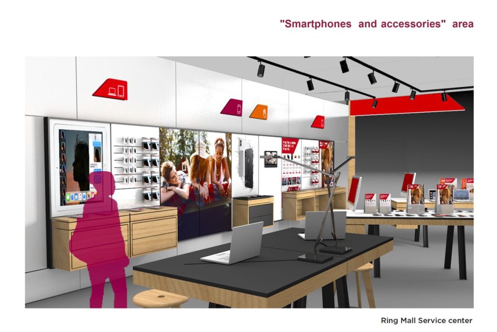 Mtel Shop Concept — Retail shop concept for Mtel
