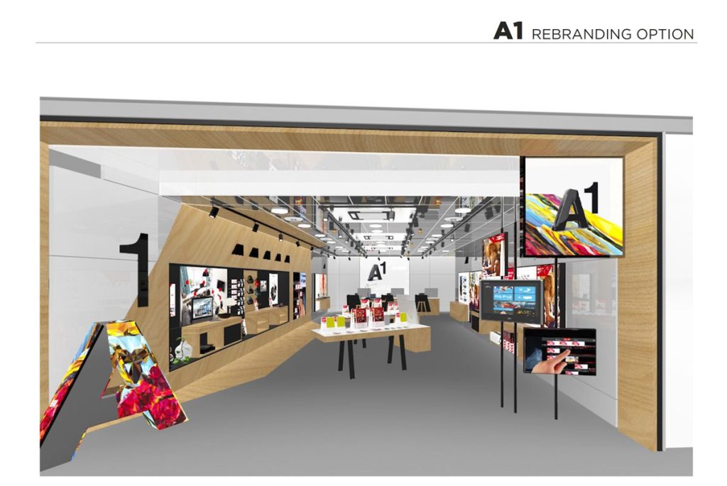 Mtel Shop Concept — Retail shop concept for Mtel